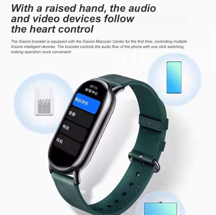 [HK Warehouse] Original Xiaomi Mi Band 8 Global 1.62 inch AMOLED Screen 5ATM Waterproof Smart Wat...