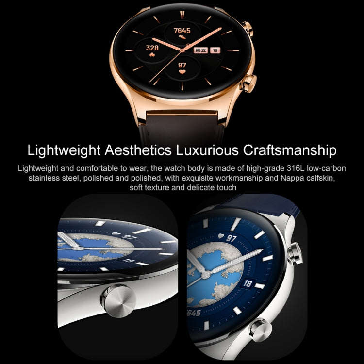Honor GS 3 Smart Watch, 1.43 inch Screen, Support Heart Rate Monitoring / Bluetooth Call / GPS / ...