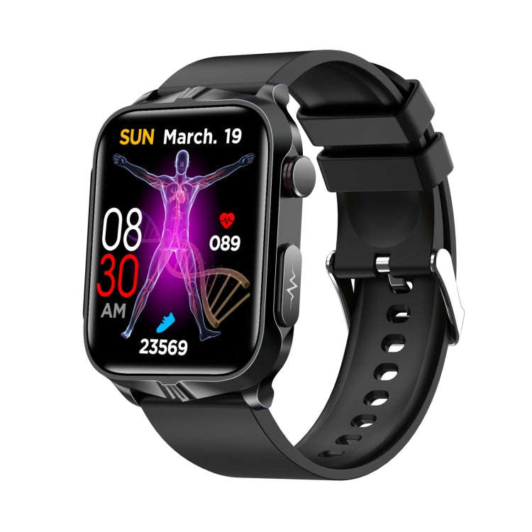 TK11P 1.83 inch IPS Screen IP68 Waterproof Silicone Band Smart Watch, Support Stress Monitoring /...
