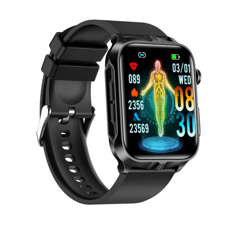 TK11P 1.83 inch IPS Screen IP68 Waterproof Silicone Band Smart Watch, Support Stress Monitoring /...