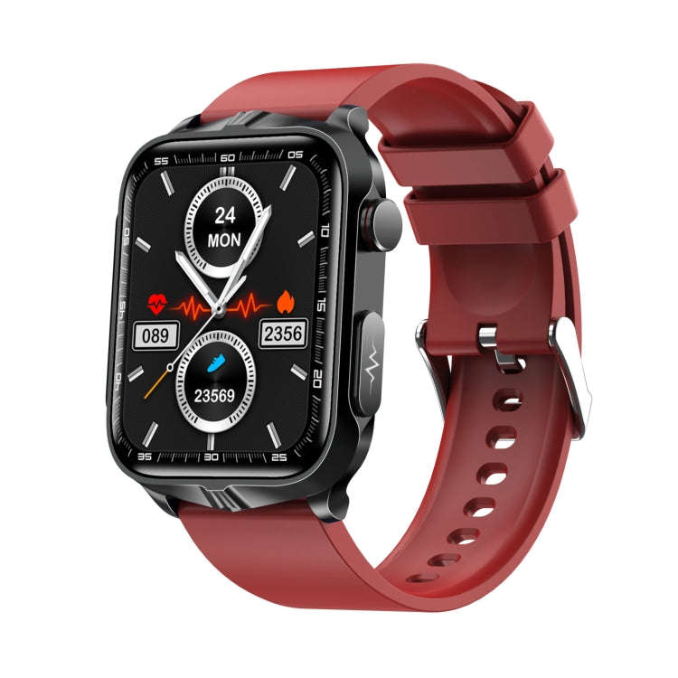 TK11P 1.83 inch IPS Screen IP68 Waterproof Silicone Band Smart Watch, Support Stress Monitoring /...