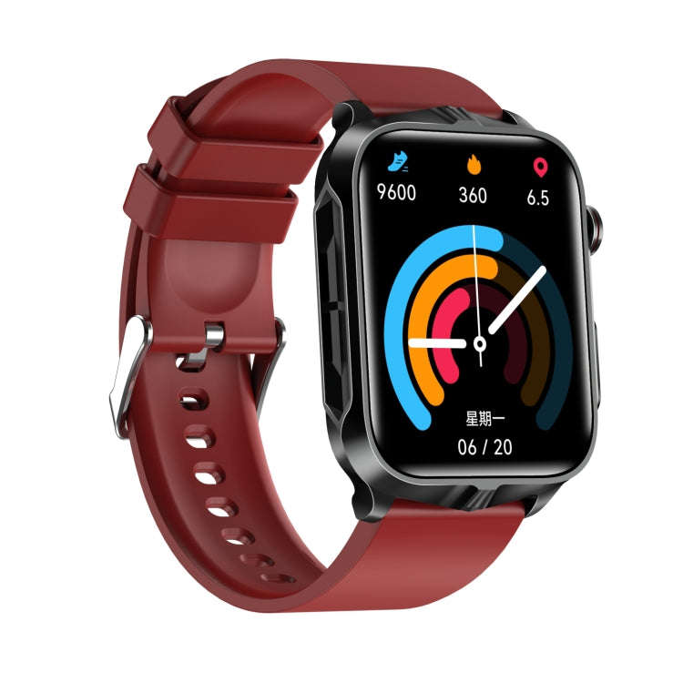 TK11P 1.83 inch IPS Screen IP68 Waterproof Silicone Band Smart Watch, Support Stress Monitoring /...