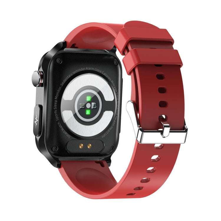 TK11P 1.83 inch IPS Screen IP68 Waterproof Silicone Band Smart Watch, Support Stress Monitoring /...