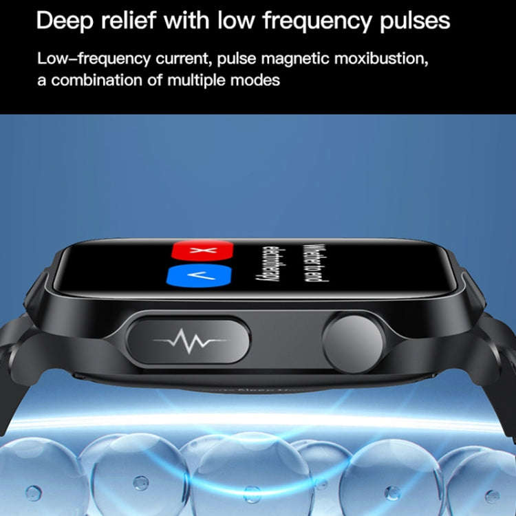 TK11P 1.83 inch IPS Screen IP68 Waterproof Silicone Band Smart Watch, Support Stress Monitoring /...