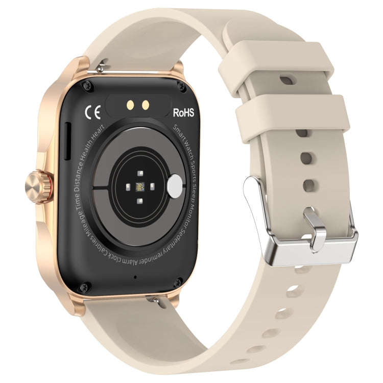 T90 1.91 inch IPS Screen IP67 Waterproof Smart Watch, Support Bluetooth Call (Beige)