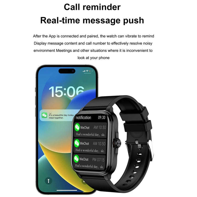 T90 1.91 inch IPS Screen IP67 Waterproof Smart Watch, Support Bluetooth Call (Black)