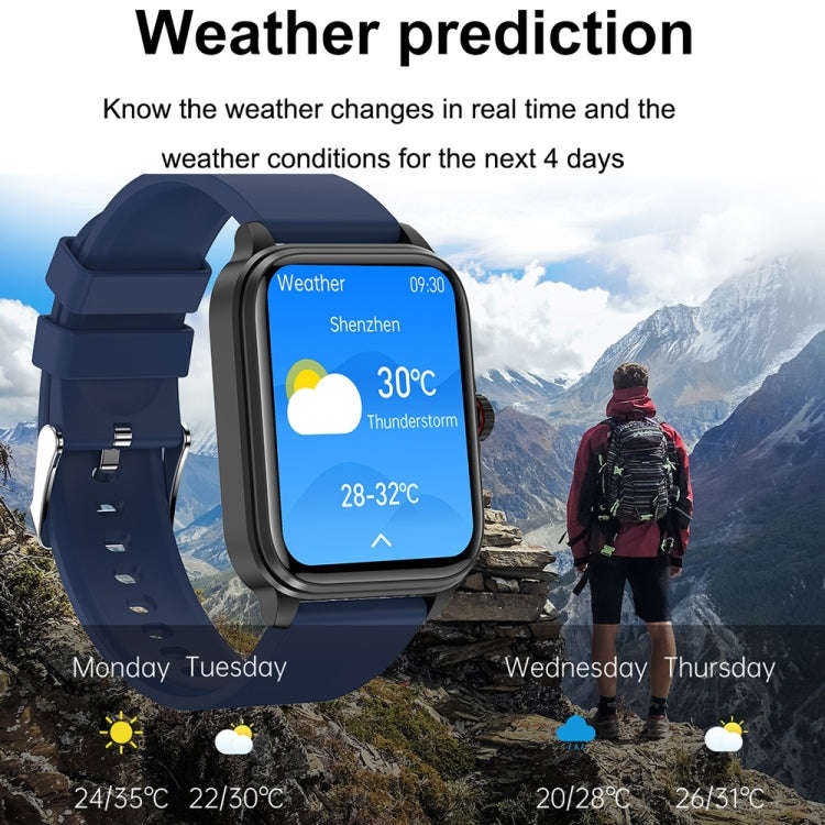 T90 1.91 inch IPS Screen IP67 Waterproof Smart Watch, Support Bluetooth Call (Black)