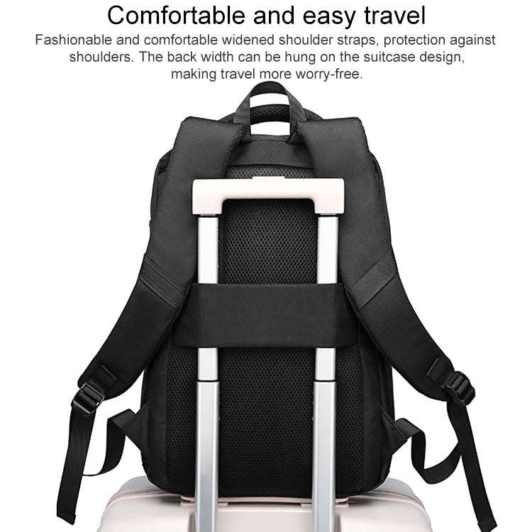 cxs-619 Multifunctional Oxford Laptop Bag Backpack (Dark Blue)