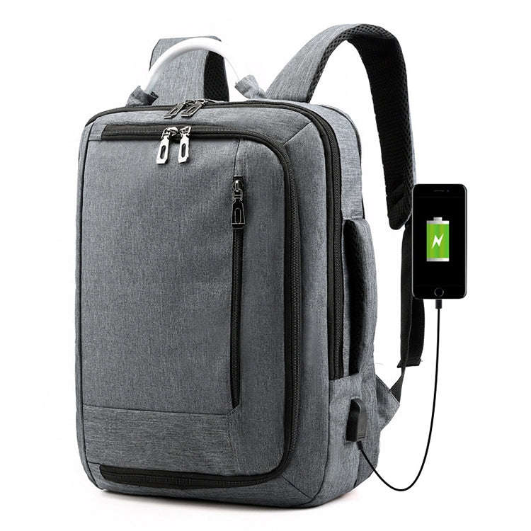 cxs-620 Multifunctional Oxford Laptop Bag Backpack (Grey)