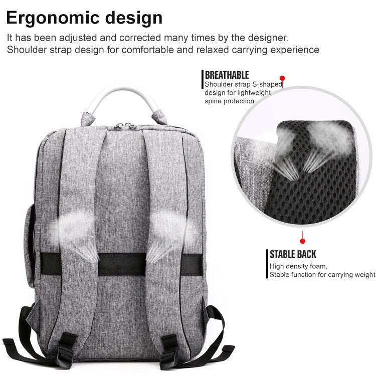 cxs-620 Multifunctional Oxford Laptop Bag Backpack (Blue)