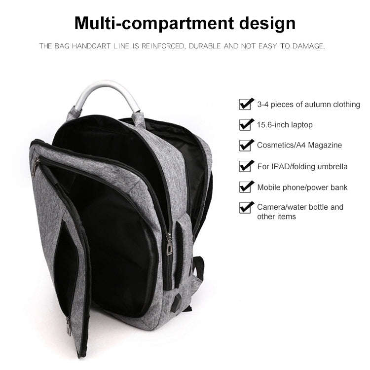 cxs-620 Multifunctional Oxford Laptop Bag Backpack (Blue)
