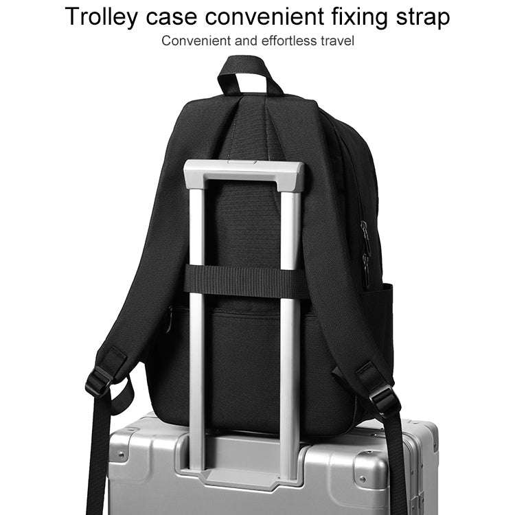 cxs-7303 Upgraded Version Multifunctional Oxford Laptop Bag Backpack (Black)