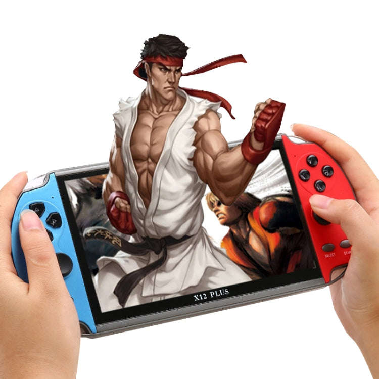 Powkiddy X12 Plus Retro Classic Games Handheld Game Console with 7 inch HD Screen & 16GB Memory, ...