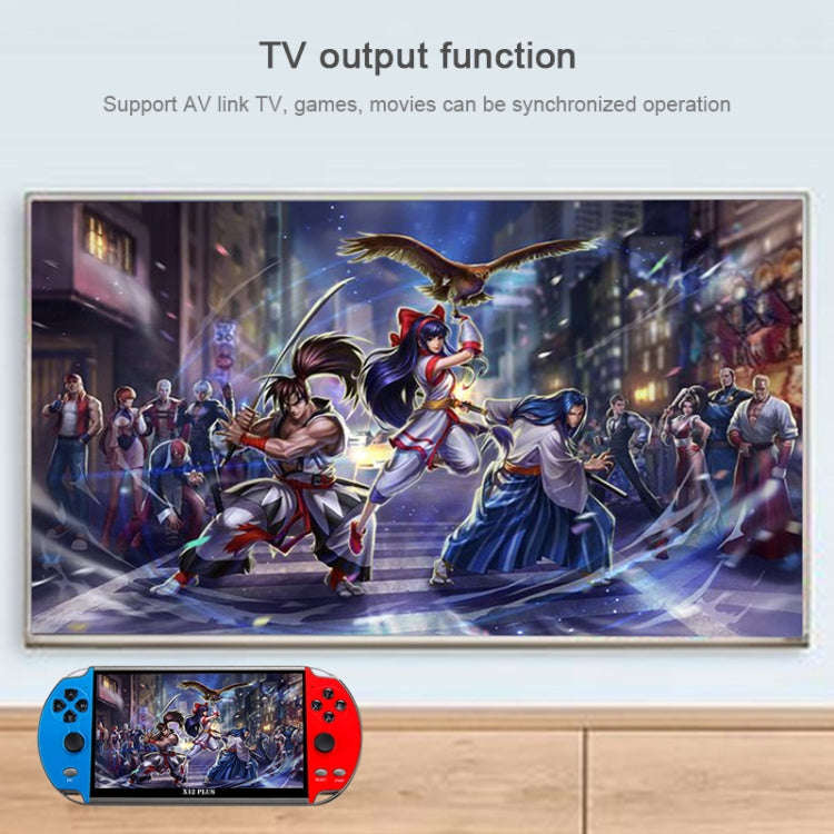 Powkiddy X12 Plus Retro Classic Games Handheld Game Console with 7 inch HD Screen & 16GB Memory, ...