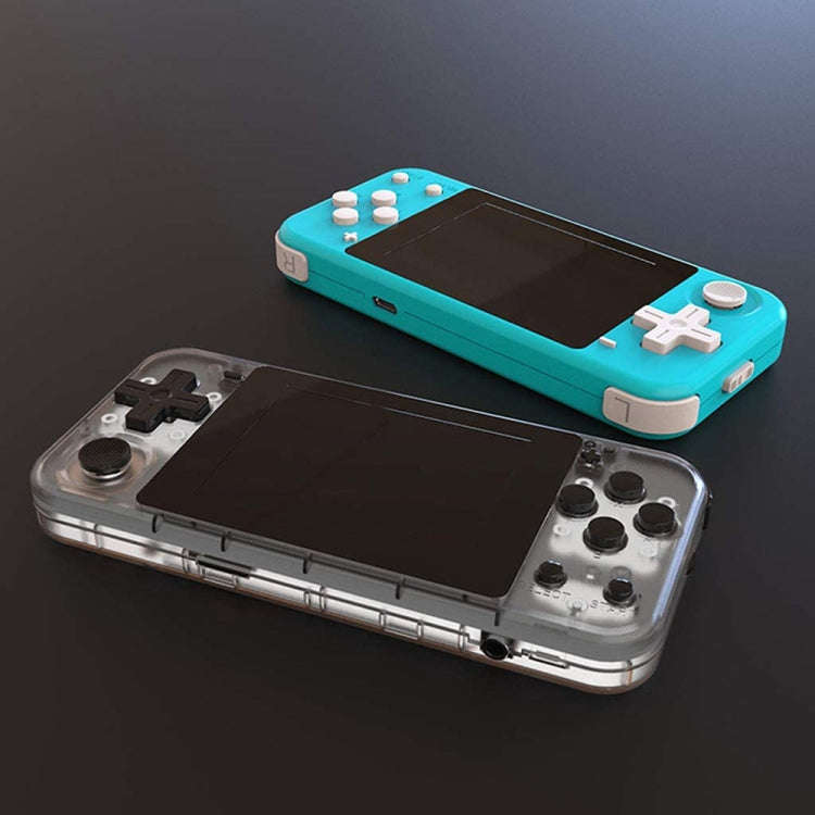 Powkiddy Q90 3.0 inch IPS Screen Retro Joystick Handheld Game Console with 16GB Memory (White)