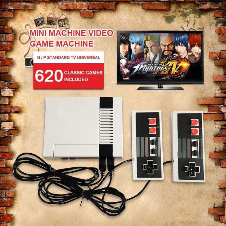 Retro Classic TV Mini Game Console, Built-in 620 Games, EU Plug