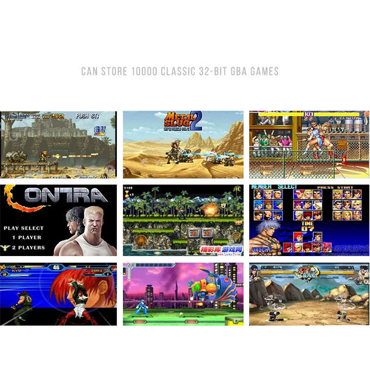 X6 4.3 inch Screen Retro Portable Game Console with 3MP Camera, Built-in 10000 Games, Supports E-...