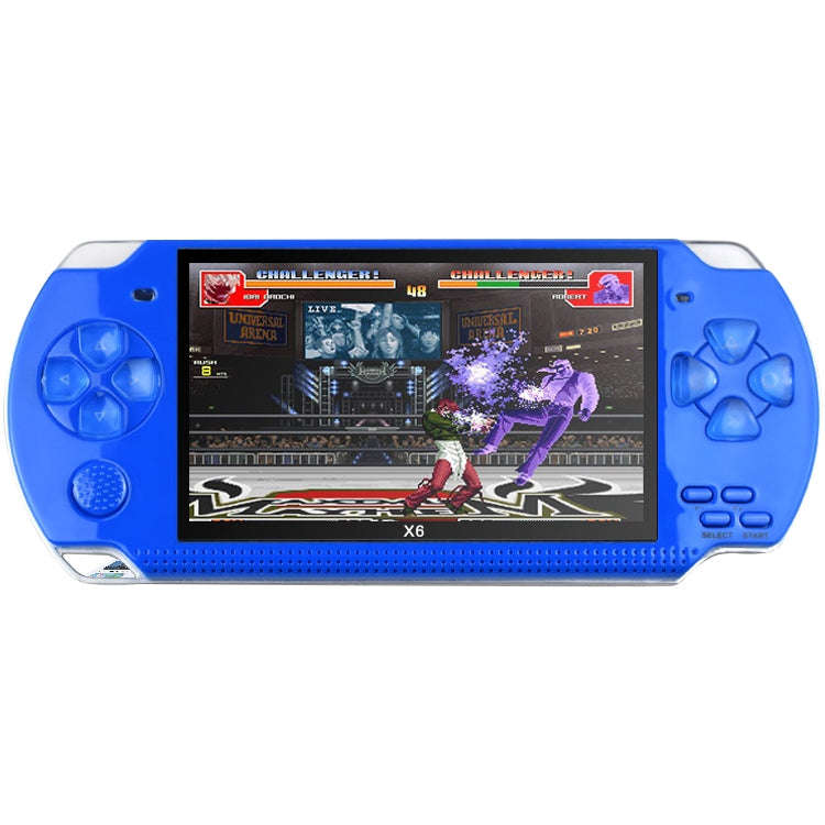 X6 4.3 inch Screen Retro Portable Game Console with 3MP Camera, Built-in 10000 Games, Supports E-...