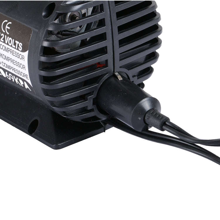 Portable Mini Auto Electric Air Compressor of Car Inflator with 3 Pneumatic Nozzle (300 PSI / DC ...