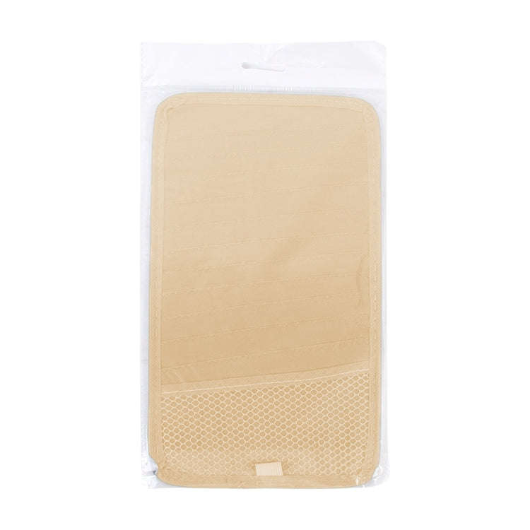 Car Visor CD DVD Disk Card Case Holder Clipper Bag Hold for 12PCS Disks(Khaki)