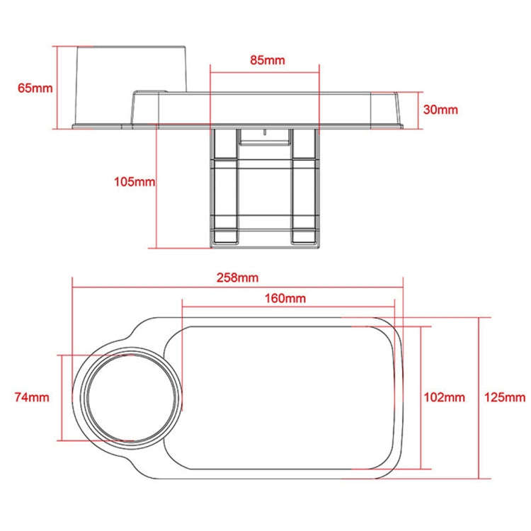 SHUNWEI SD-1511 Portable Vehicle MultifunctionCup Holder Cell Phone Holder, For iPhone, Galaxy, H...