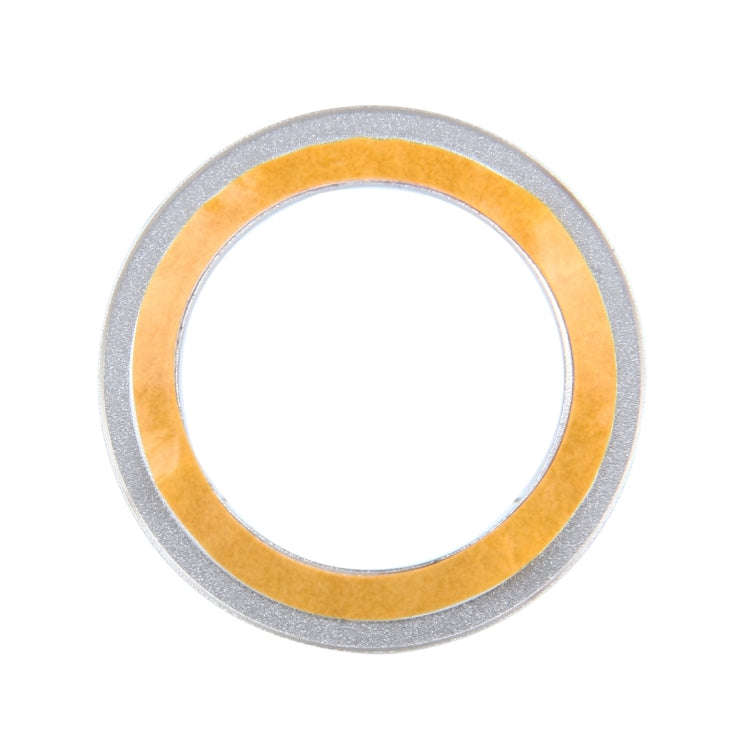 Car Aluminum Steering Wheel Decoration Ring For Cadillac(Silver)