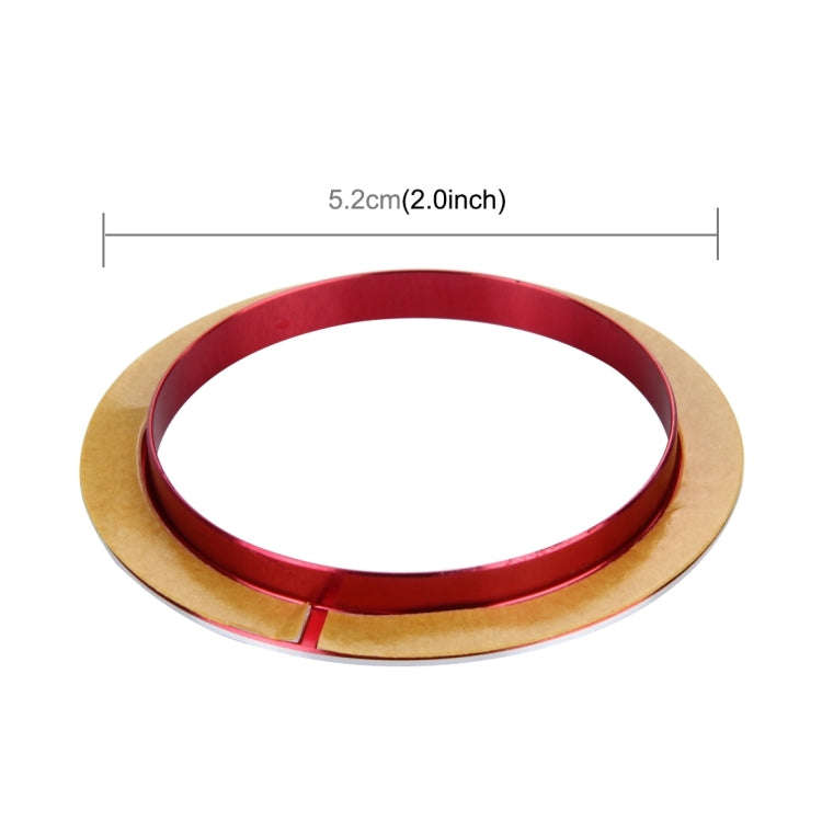 3 PCS Car Aluminum Air Conditioner Knob Case For ATENZA(Red)
