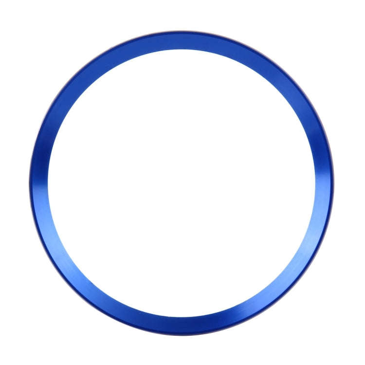 Car Aluminum Steering Wheel Decoration Ring For Audi(Blue)