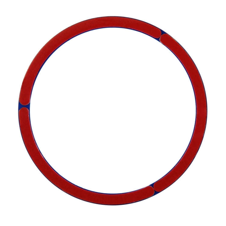 Car Aluminum Steering Wheel Decoration Ring For Audi(Blue)