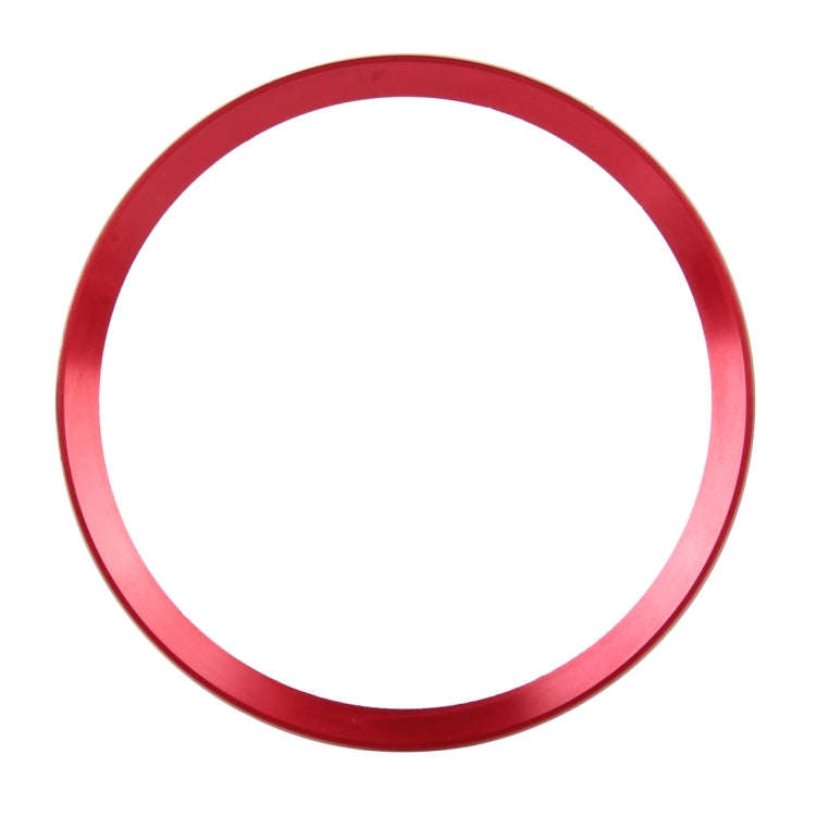 Car Aluminum Steering Wheel Decoration Ring For Audi(Red)