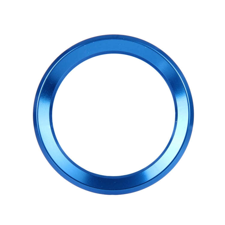 Car Aluminum Steering Wheel Decoration Ring For BMW(Blue)