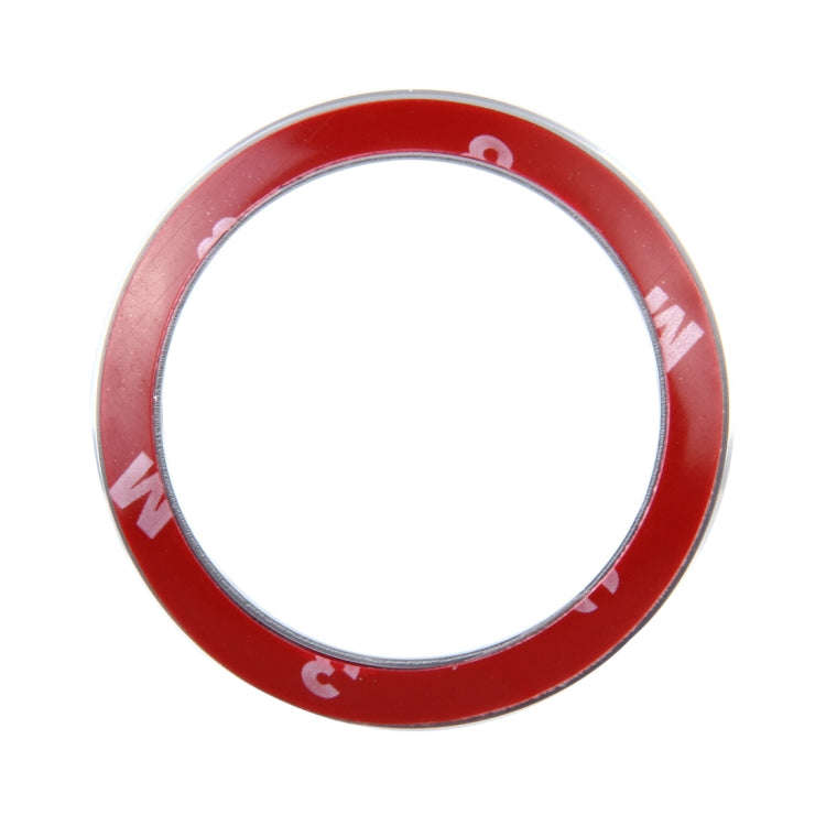 Car Aluminum Steering Wheel Decoration Ring For BMW(Silver)
