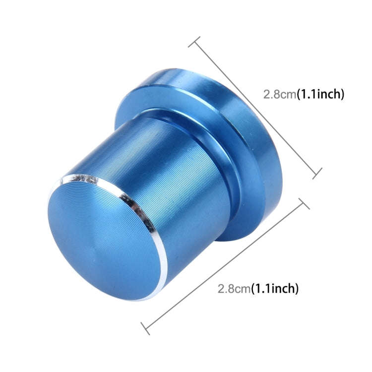 Car Metal Bump Stop Screw Cap(Blue)