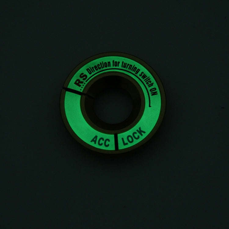 Car Aluminum Igniter Night Luminous Decoration Ring For Audi And Volkswagen(Gold)