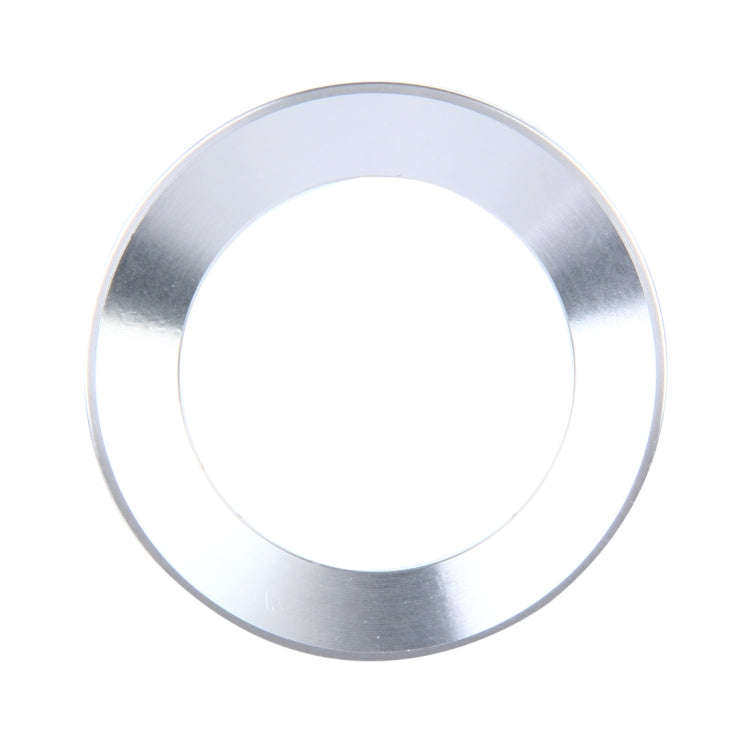 Car Aluminum Steering Wheel Decoration Ring For Volkswagen(Silver)