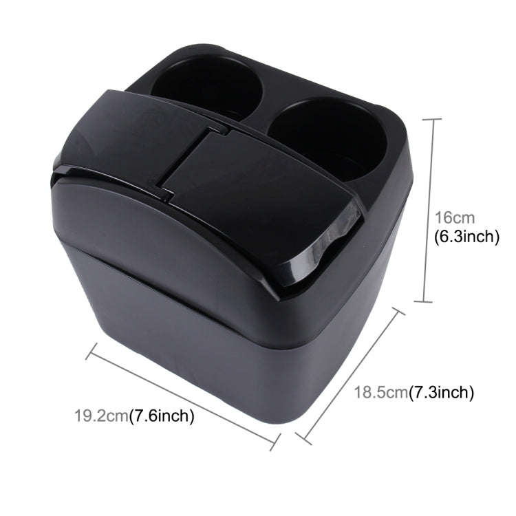 SHUNWEI SD-1605 Multifunction 3 in 1 Car Cup Holder Drink Bottle Can Garbage Can Portable Vehicle...
