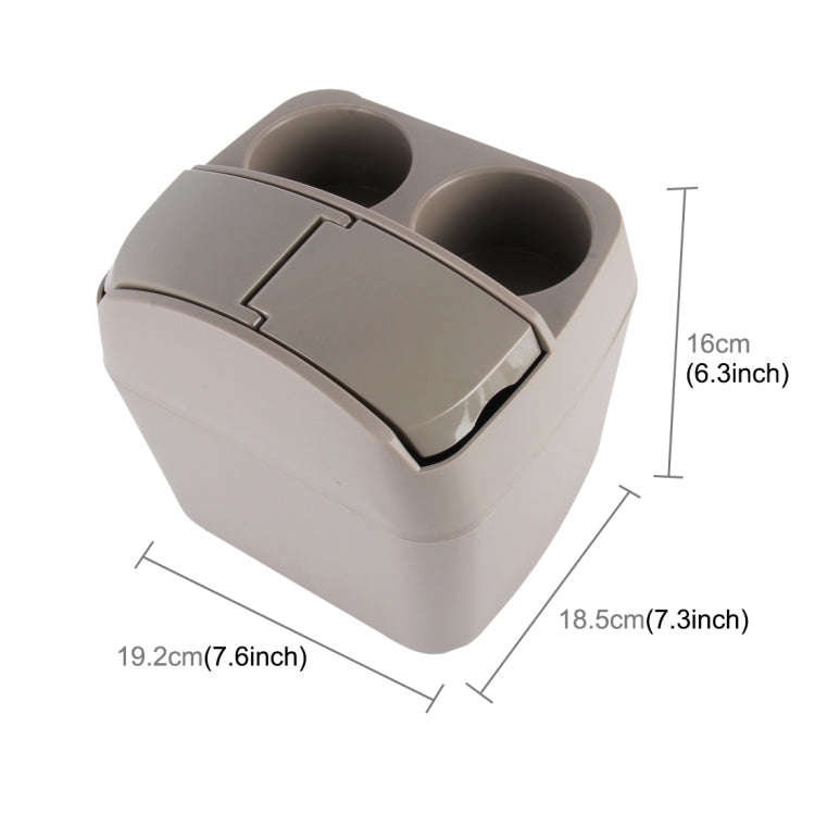 SHUNWEI SD-1605 Multifunction 3 in 1 Car Cup Holder Drink Bottle Can Garbage Can Portable Vehicle...