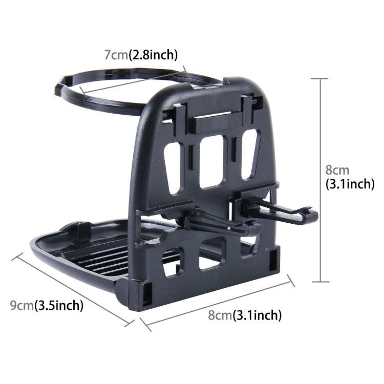 SHUNWEI SD-1010 Foldable Auto Car Air Vent Outlet Beverage Cup Drink Bottle Holder Stand Mount(Bl...