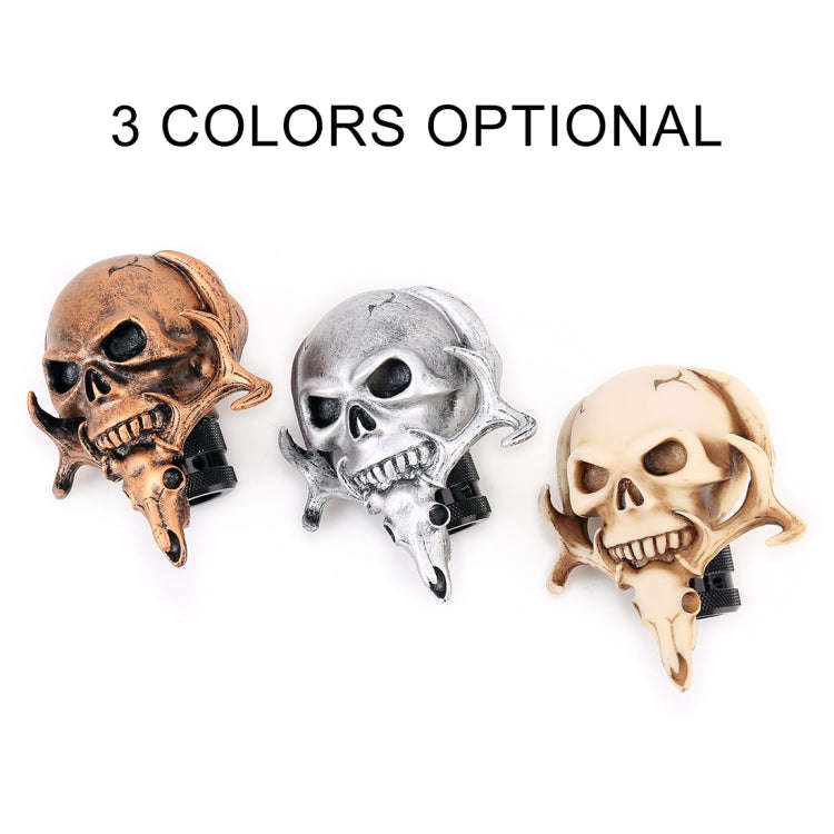 Universal Vehicle Car Creative Skull Double Heads Shaped Shifter Cover Manual Automatic Gear Shif...