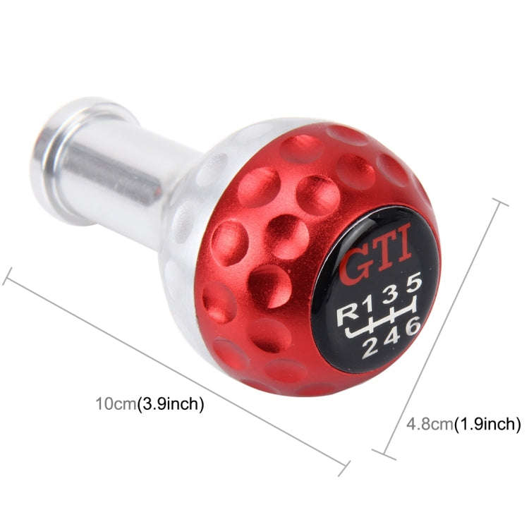 Universal Manual or Automatic Gear Shift Knob  Fit for All Car(Red)
