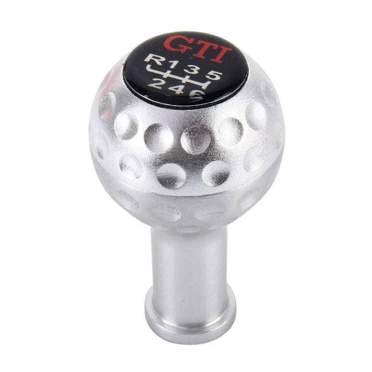 Universal Manual or Automatic Gear Shift Knob Fit for All Car(Silver)