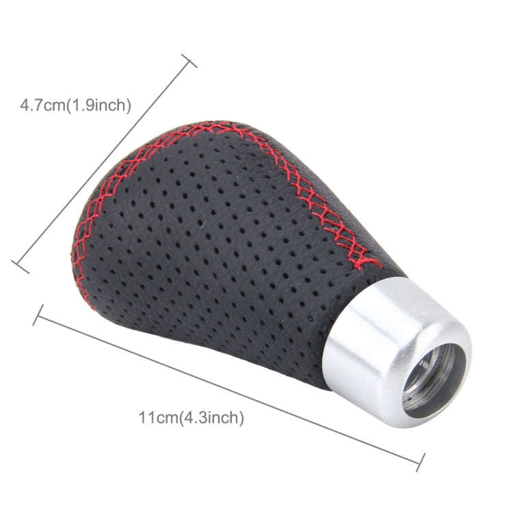 Universal 5-Speed Manual Shift Knob Manual Gear Shift Knob Stick Head Fit for All Car(Red)
