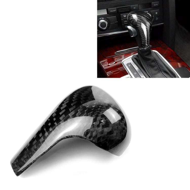 For Left Driving Universal Carbon Fiber Car Gear Shift Knob Modified Shifter Lever Knob for AUDI ...