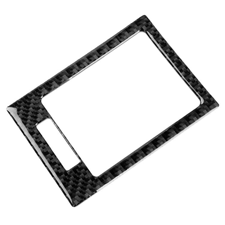 Car Carbon Fiber Air Outlet Ring + Intermediate Air Outlet + Side Air Outlet Panel Decorative Sti...