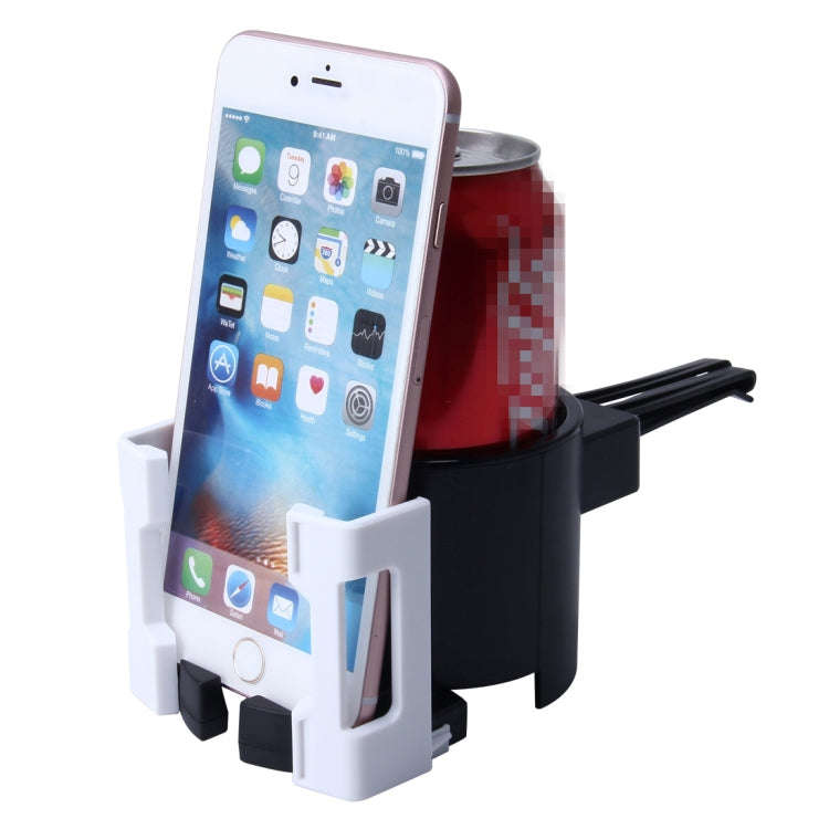 SHUNWEI SD-1026 Car Auto Multi-functional ABS Air Vent Drink Holder Bottle Cup Holder Phone Holde...