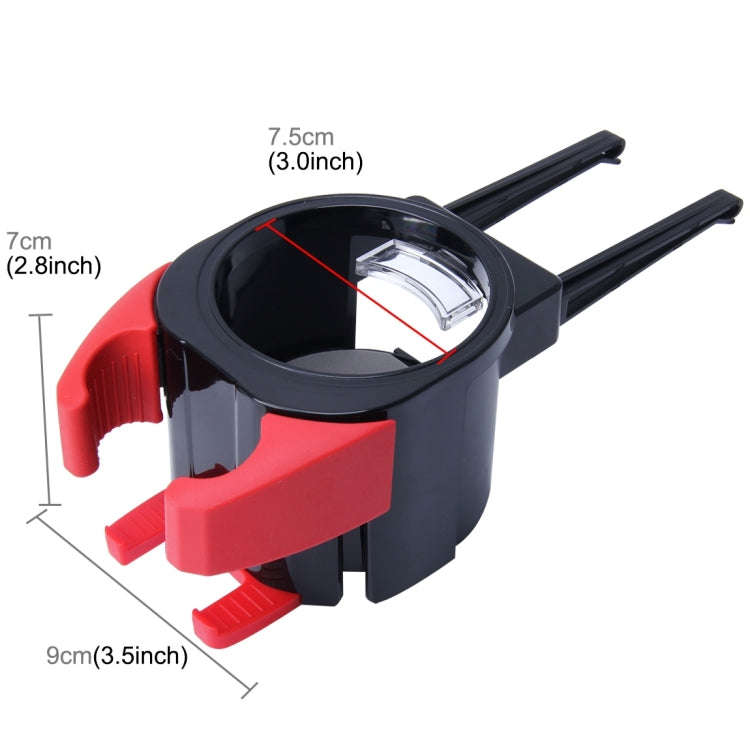 SHUNWEI SD-1027 Car Auto Multi-functional ABS Air Vent Drink Holder Bottle Cup Holder Phone Holde...