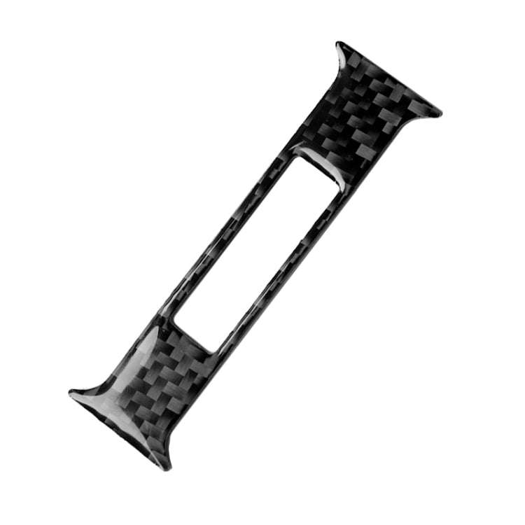 Car Carbon Fiber Rear Air Outlet Panel Decorative Sticker for Mercedes-Benz W204 2007-2013