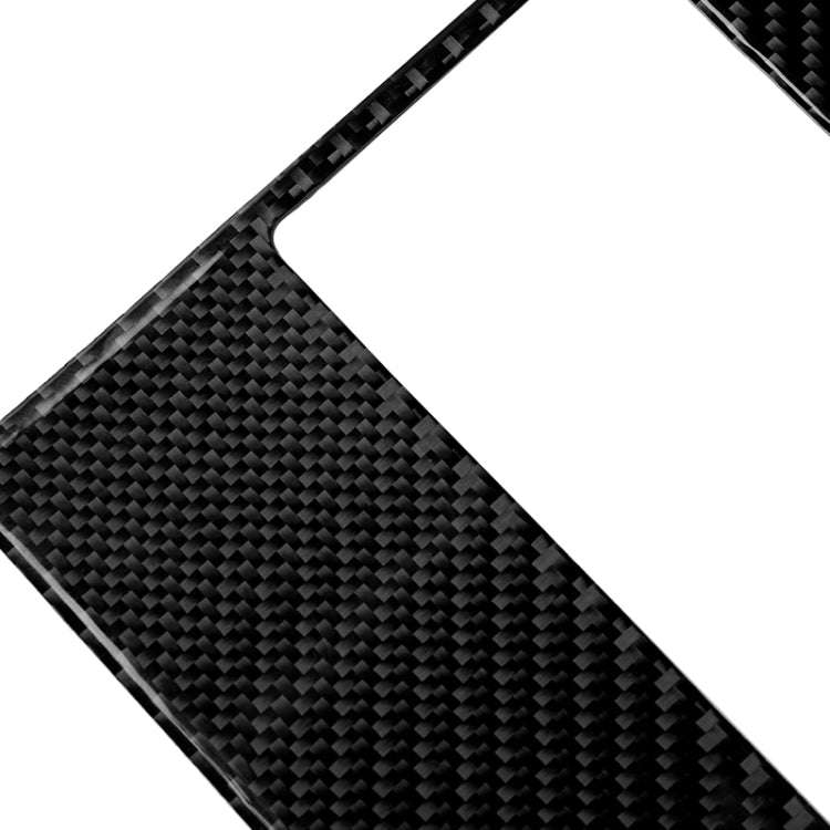 Car Carbon Fiber Rear Air Outlet Panel Decorative Sticker for Mercedes-Benz W204 2007-2013