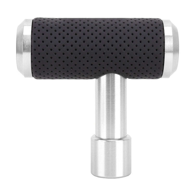 Universal Car T-shaped Gear Head Gear Shift Knob(Silver)