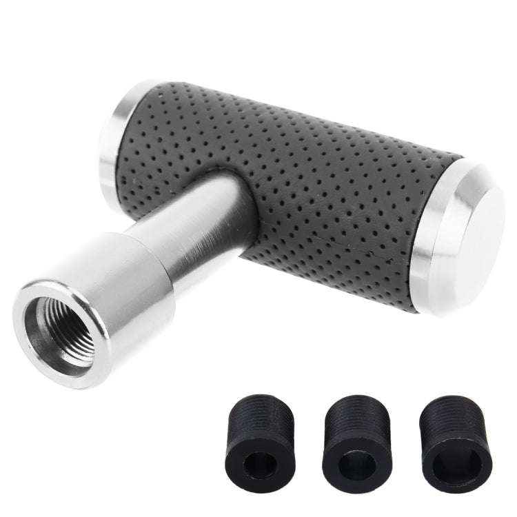 Universal Car T-shaped Gear Head Gear Shift Knob(Silver)